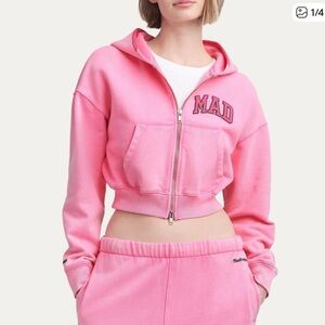 Gap x Madhappy Pink Zip-Up Hoodie